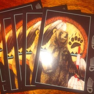 Native American Bear Totem Cards